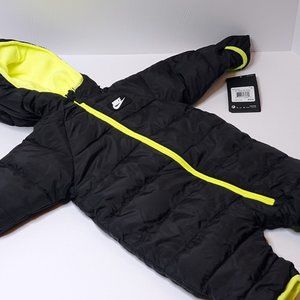 TODDLER NIKE HOODED PUFFER SNOWSUIT COVERALL